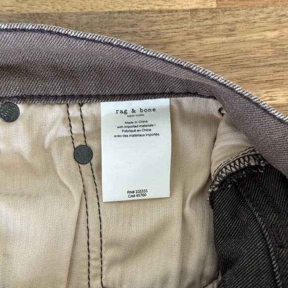 Rag & Bone Jeans Mens 34x32 Brown Fit 2 Slim Travel Preppy Casual Pants - Picture 13 of 14